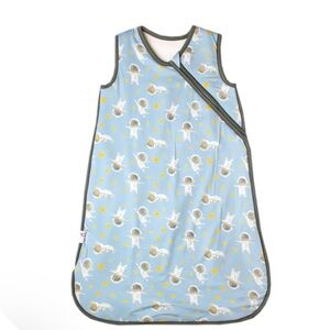 Copper Pearl 3-Layer Knit Sleep Bag in the 'Neil' astronaut print (0-6) M